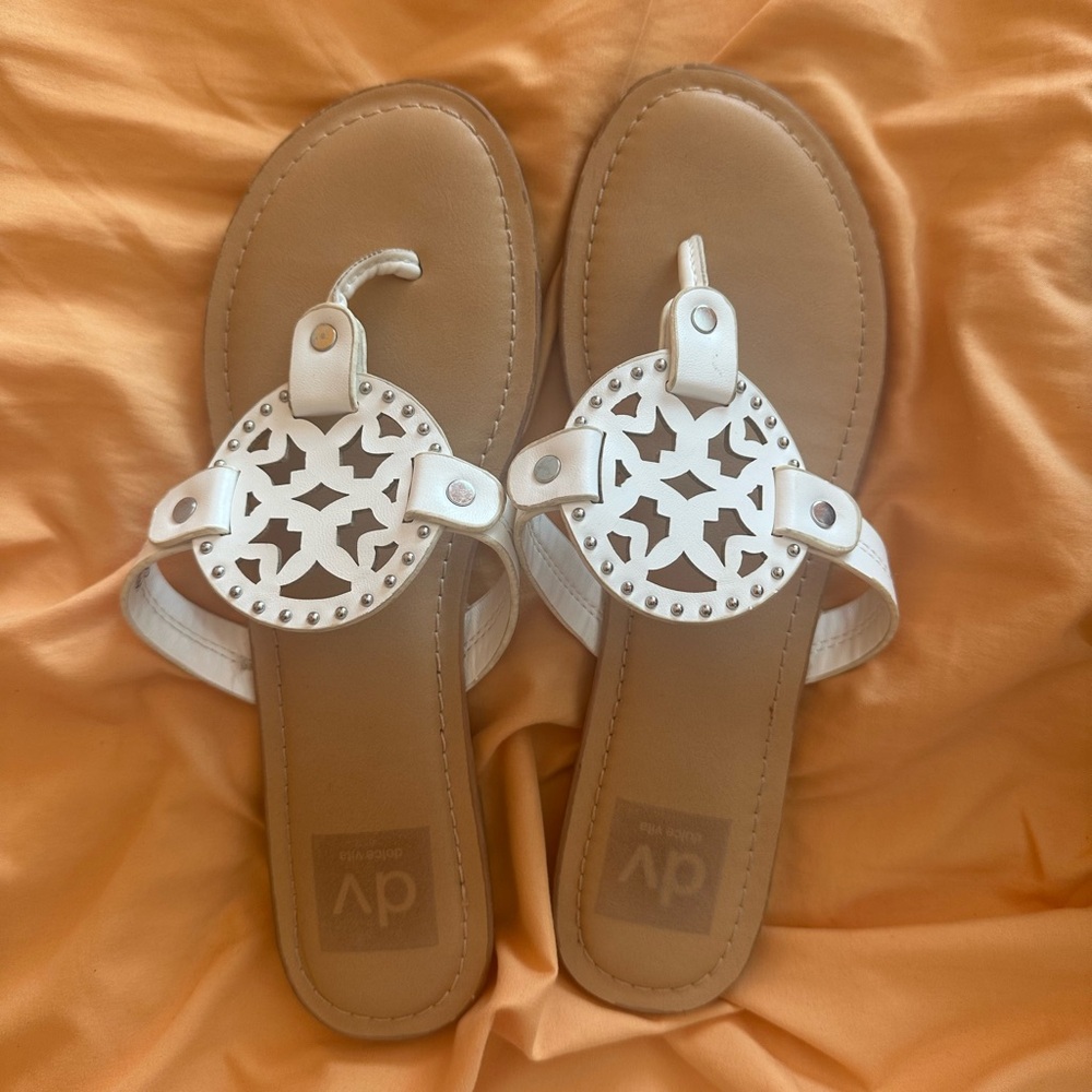 White Dolce Vita Sandals